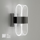 Светильник светодиодный настенный бра LUMINARIA LUMIERA SQUARE 12W 3000-6500К ON/OFF CHROME/CLEAR 220V IP20