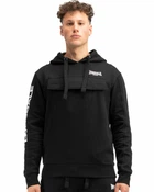 Худі флісовий чоловічий Lonsdale RUSHEN 117309-1069 XXL Black/White/Olive (4255581541459)