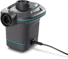 Насос электрический для надува Intex 66640 от сети 220-240 V 650 л/мин 100 Вт из пластика с насадками Серый (33-9-66640)