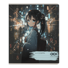 Зошит предметний ZiBi Anime 48 аркушів у клітинку Алгебра (ZB.1704-02)