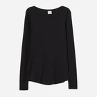 Лонгслив для беременных H&M 0837680_черн_03 S Черный (KAY2000001579169)