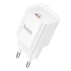 Сетевое зарядное устройство HOCO C146A Charm White Type-C быстрая зарядка QC PD