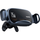 Авто тримач з бездротовою зарядкою Baseus LightChaser Triple-Coil Electric Car Mount