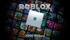 Карта пополнения Roblox Gift Card на 2000 ROBUX