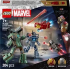 Конструктор LEGO Super Heroes Marvel Залізна людина та Бойова Машина проти Хаммер Дронів 204 деталі (76320)