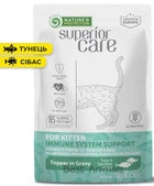 Влажный корм для Kitten Nature's Protection Superior Care Immune System Support Kitten All Breeds With Tuna And Sea Bass