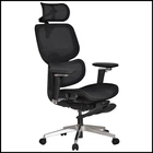 Крісло Mealux D2 Air Plus Black (арт. HF-D2 Plus M/B)