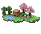 Магнитный конструктор minecraft Magnetic Cube 224 деталей кубики конструкторы для взрослых и детей Майнкрафт сакура у озера