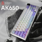 Бездротова механічна клавіатура Ajazz AK650 Flying Fish Switch Purple