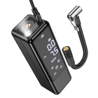 Автомобильный насос HOCO ZP5 May smart air pump Black (6931474795526)