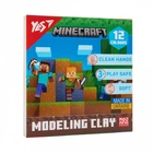 Пластилин 12 цветов 240 г Minecraft 540668