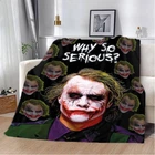 Плед 3D Джокер Why so serious ? 11607 135х160 см