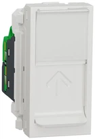 Розетка комп'ютерна RJ45 Schneider Electric Unica New категорія 5UTP 1 модуль білий NU341018