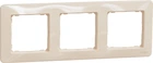 Рамка 3-постова Schneider Electric Sedna Design Бежевий SDD312803
