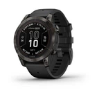 Смарт-годинник Garmin Fenix ​​7 Pro Sapphire Solar Carbon G. DLC Tit. with Black Band (010-02777-10/11)