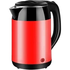 Электрочайник BROCK WK 5522 RD 1500Вт, 1.8л, двойные стенки, скрытый диск, нержавеющая сталь, Красный