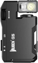 Фонарь Wuben G5, 400 лм, 82 м, 65 ч, RGB на 7 цветов, магнит, 450 мА·ч, EDC, ультракомпактный Черный (6971196512551)