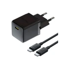 Зарядное устройство Baseus Palm Fast Charger 1C 20W + Cable 1.0m Type-C 60W black (P10111602113-01)
