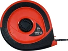 Рулетка YATO 50 м x 15 мм из стекловолокна, гладкая, III класс точности (YT-71572)