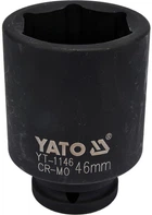 Головка торцевая ударная YATO шестигранная удлиненная 3/4" 46 мм YT-1146 (5906083911460)