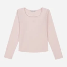 Подростковый лонгслив для девочки Calvin Klein 127459770 140 см Розовый (1159837238)