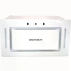 Кухонна витяжка Grunhelm GVN 330 W | Біла | Вбудована | 190 Вт | 950 м³/год | Керування Cенсор/Жести | LED підсвітка