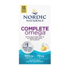 Nordic Naturals, Complete Omega, лимон, 60 мягких таблеток