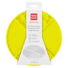 Коврик для слизывания и медленного кормления WAUDOG Silicone, 211×211×30 мм, желтый