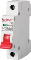 Автоматичний вимикач E.Next e.mcb.pro.60.1.B 40А 1P B 6кА (p041012)