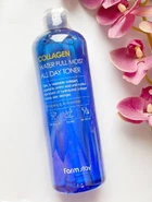 Інтенсивно зволожуючий тонер із колагеном FarmStay Collagen Water Full Moist All Day Toner 500 ml