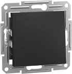 Вимикач кнопоковий Schneider Electric Asfora самозажимний антрацит EPH0700171