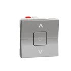 Выключатель для жалюзи Schneider Electric Unica New 2 модуля алюминий NU320830
