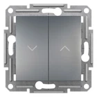 Вимикач для жалюзі Schneider Electric Asfora сталь EPH1300162