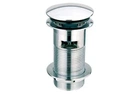 Злив латунний для умивальника з переливом 1 1/4*90*60 DECOR DW60-CB