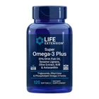 Life Extension, суперомега-3 плюс, 120 капсул