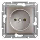 Розетка Schneider Electric Asfora без заземления бронза EPH3000169