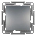 Выключатель одноклавишный Schneider Electric Asfora сталь EPH0100162