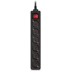 Сетевой фильтр питания REAL-EL RS-6 Protect M 1.8m, black (EL122300032)