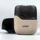 Аккумуляторная мужская электробритва VGR V345 бритва роторная шейвер для бритья