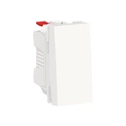Выключатель кнопочный Schneider Electric Unica New 1 модуль белый NU310618
