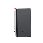 Переключатель с нейтралью Schneider Electric Unica New 1 модуль антрацит NU310354S