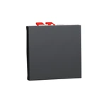Переключатель перекрёстный Schneider Electric Unica New 2 модуля антрацит NU320554