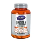 Амінокислота Now Foods Arginine and Citrulline вегакапсул