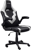 Кресло Trust GXT703W Riye, PU кожа, откидные подлокотники, Черный/Белый (25130_TRUST)