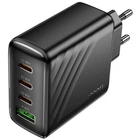 СЗУ Hoco CS27A Supply PD67W+QC3.0 (1USB-A/3C) Black