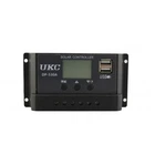 Контроллер заряда солнечной батареи UKC DP-530A 30A с USB 12 В, 24 В