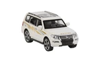 Джип Union Group GT-2156 "Авто Эксперт Премиум" металлопластик 1:32 свет звук инерция открывается дверь багажник капот в коробке 20 см × 9.5 см × 10.2 см белая