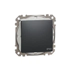 Переключатель одноклавишный Schneider Electric Sedna Design IP44 чёрный SDD214106