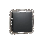Кнопковий вимикач одноклавішний Schneider Electric Sedna Design чорний SDD114111