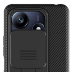 Карбоновая накладка Nillkin Camshield (шторка на камеру) для Xiaomi Redmi Note 14 5G Черный / Black